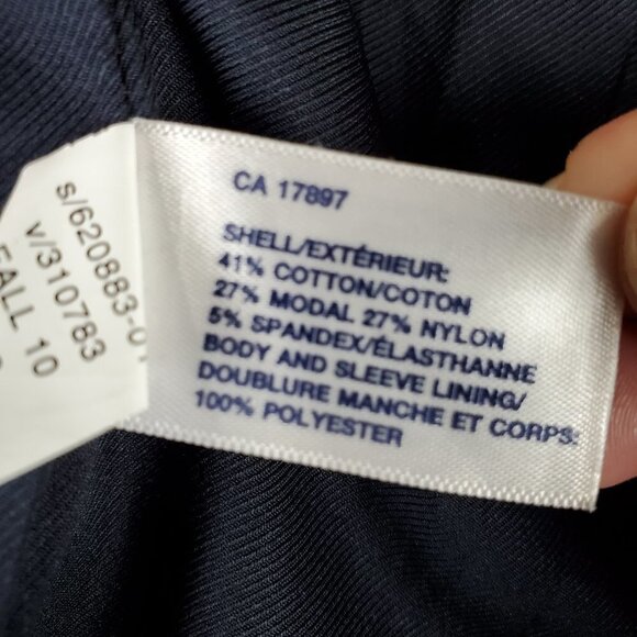 GAP Blazer Navy SIze 2  Academia Lolita Lined Military - Picture 14 of 16